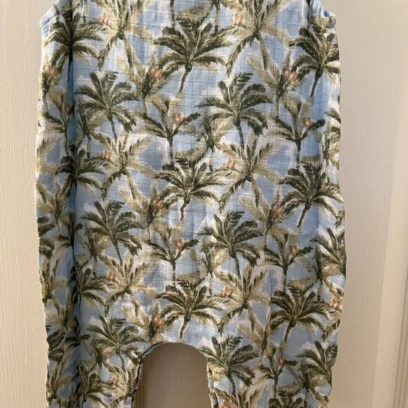 Angel Dear Palm Tree Jumpsuit Romper Muslin Cotton Boys Size 12-18 Months NWT - Picture 11 of 13